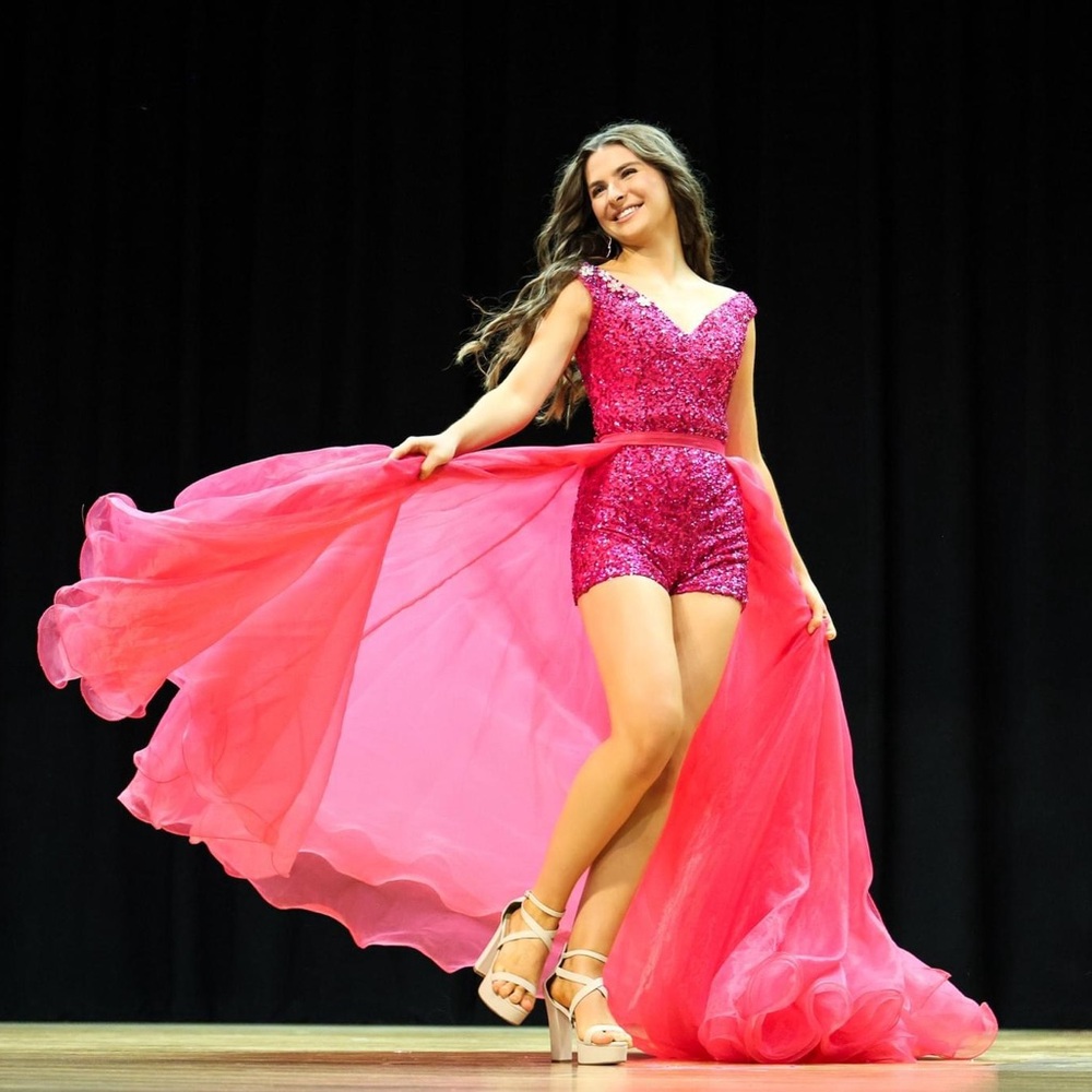 Elegant Pink Fun Fashion Gown Pageant